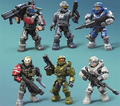 halo mega construx|Mega Construx Halo 20th Anniversary Character Pack .